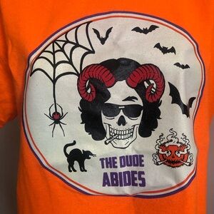 The Dude Abides Weed T-shirt Medium